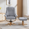 Sardinia Recliner Chair & Footstool in Chacha Dove